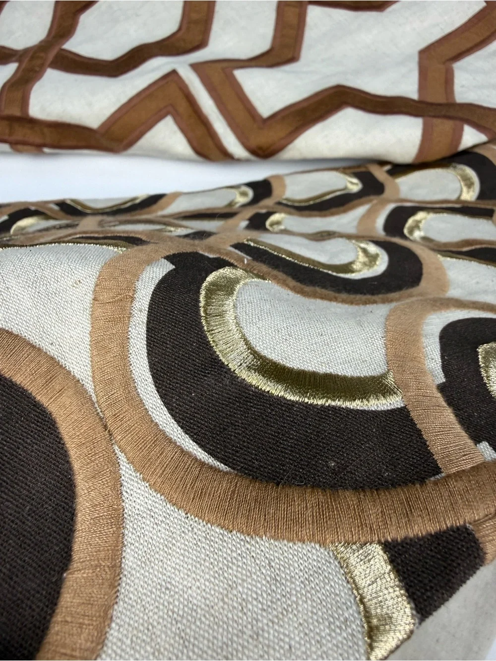 POTTERY BARN Tan Accent Pillows NWT